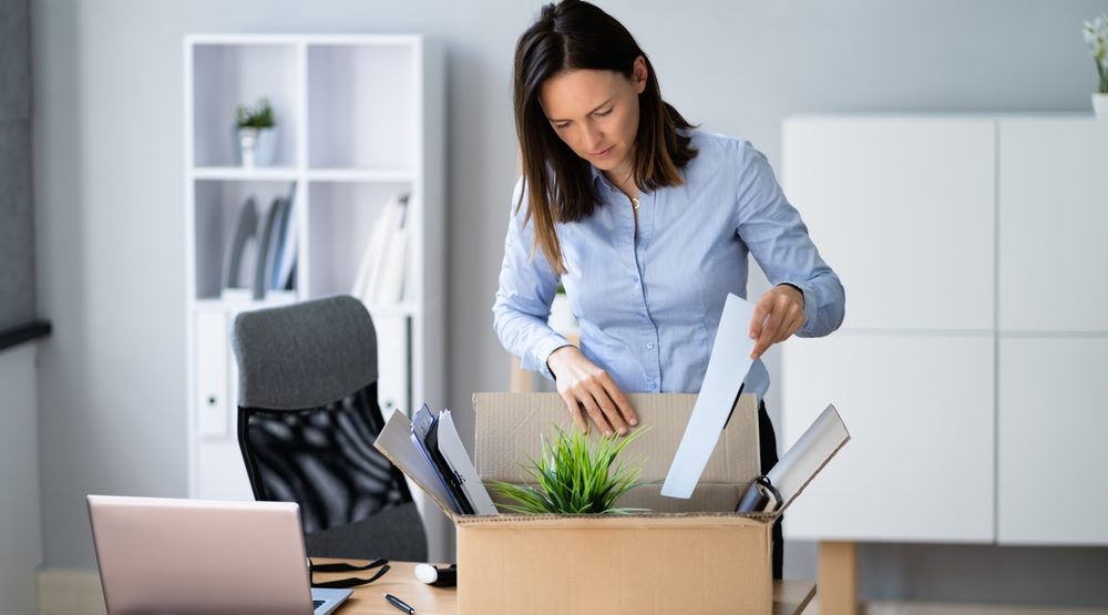 Employee Moving Out Of Office